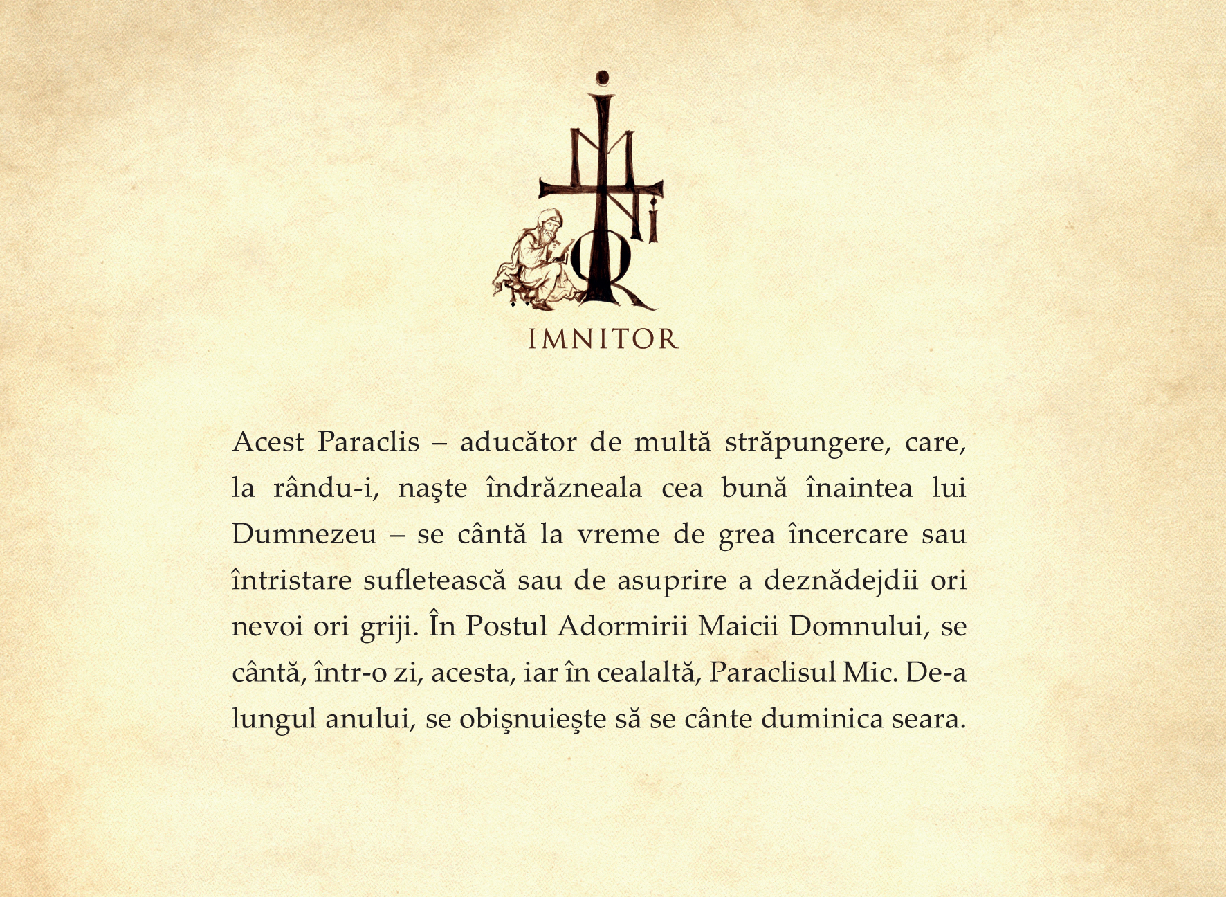 Paraclisul Mare al Preasfintei Stăpânei Noastre Născătoarea de Dumnezeu şi Pururea Fecioara Maria